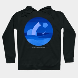 Minimalist Arrakis, Blue Moons Hoodie